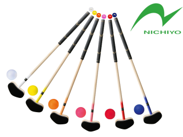 The set of 6 clubs for promoting ground golf has been renewed!