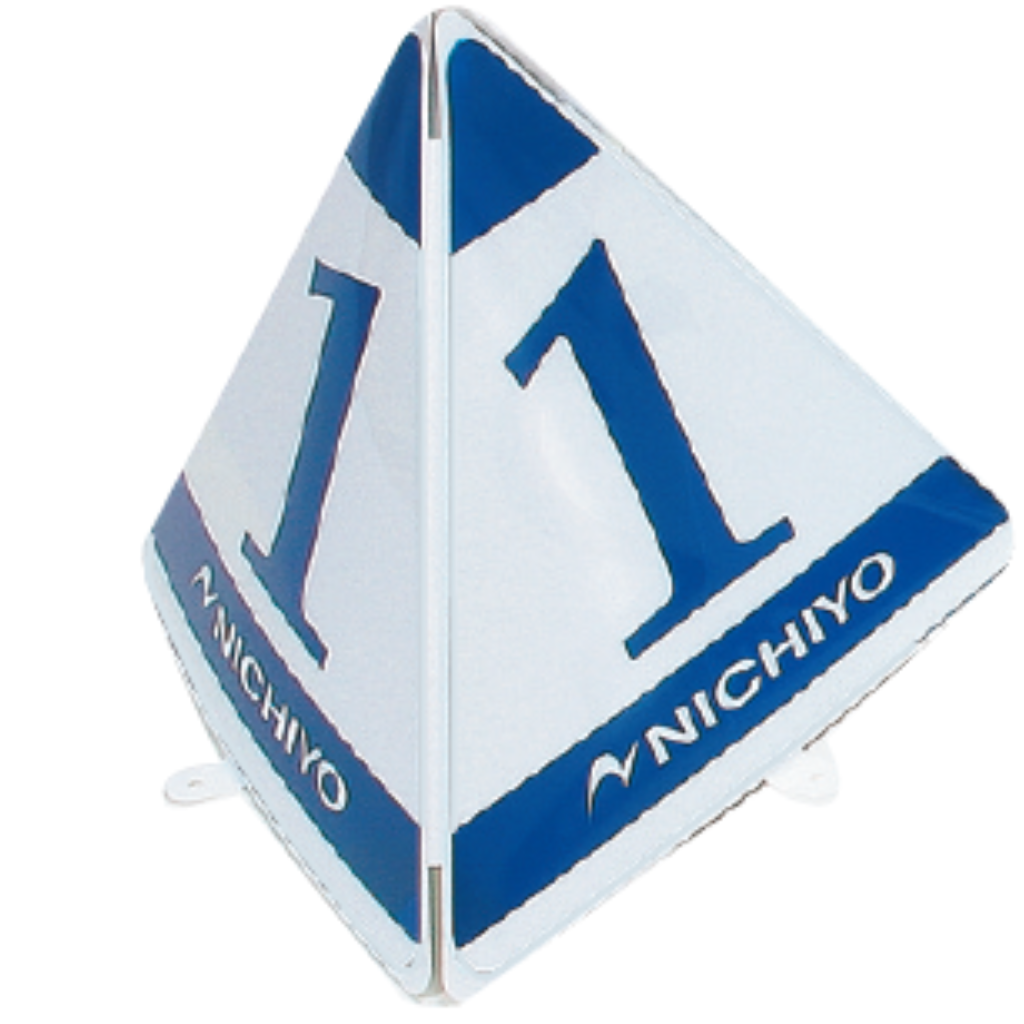 Placa indicadora de arranque de golf en tierra (grande, tipo triangular), juego de 8 GSL5-8
