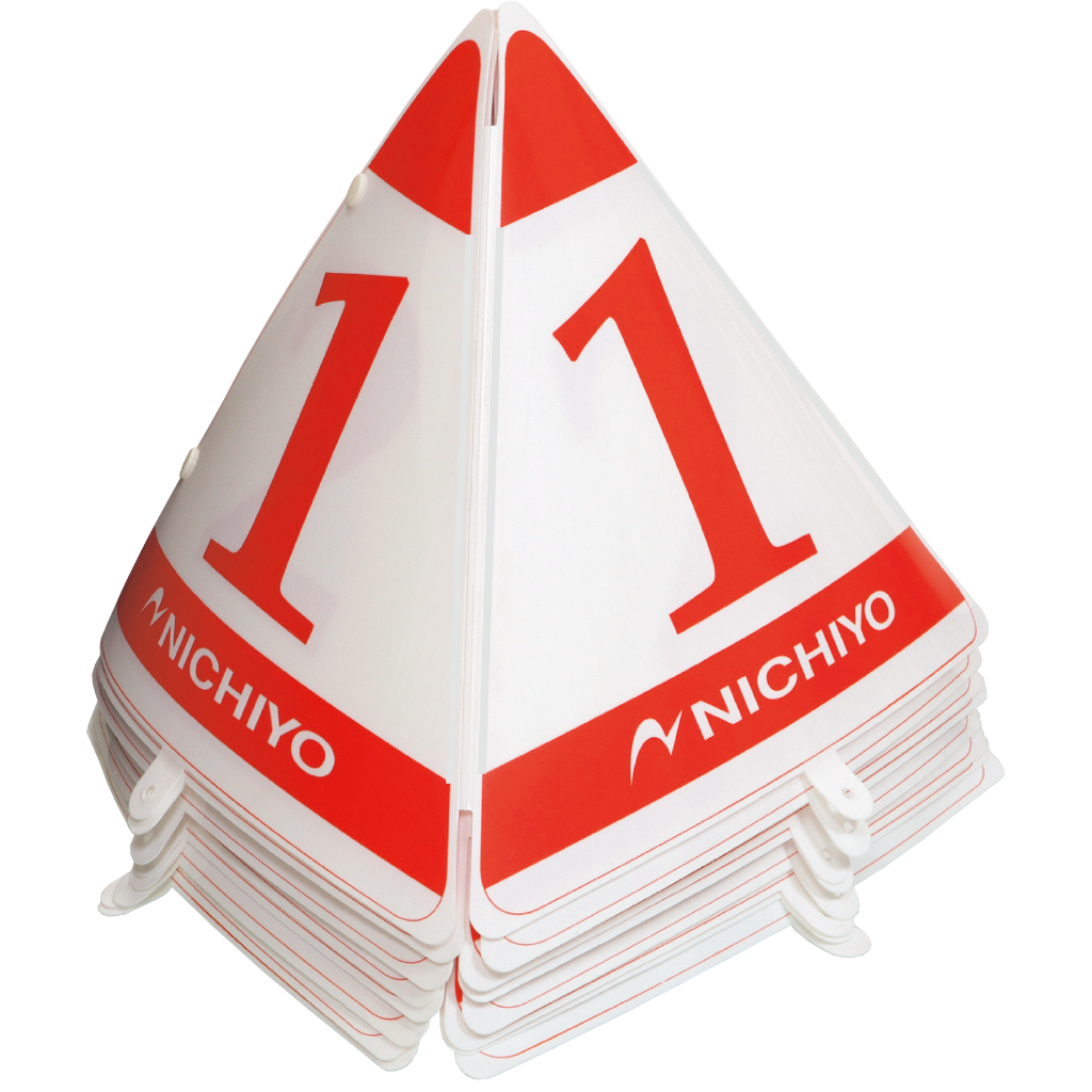 Placa indicadora de arranque de golf en tierra (grande, tipo triangular), juego de 8 GSL5-8