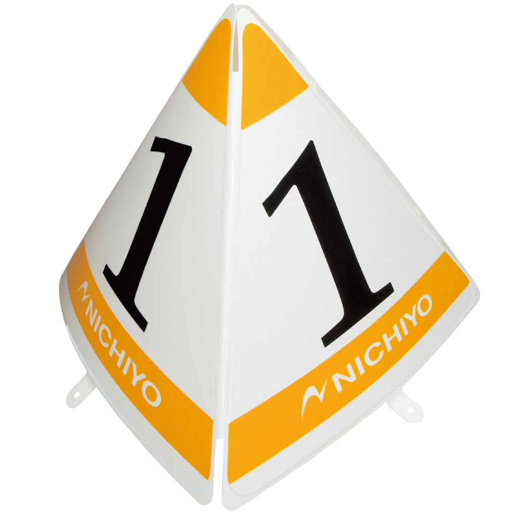 Placa indicadora de arranque de golf en tierra (grande, tipo triangular), juego de 8 GSL5-8